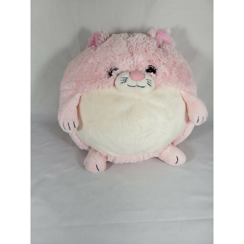 Squishable Pink Cat 11" Plush 2016 Soft stuffed animal‎ pillow- like